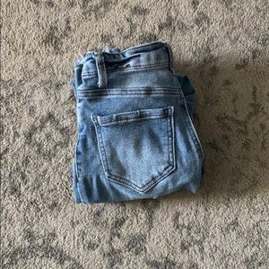 high waisted skinny jeans